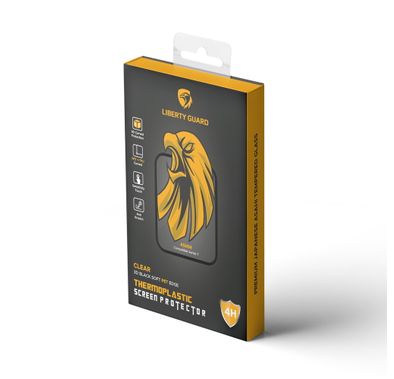 Liberty Guard 3D Full Cover Soft PET Edge Screen Protector For Apple Watch (45mm), Anti Shock & Anti Impact - Clear