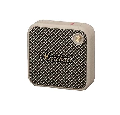 Marshall Willen II Compact Portable Wireless Speaker, Lightweight, Built-in Microphone, Dust & Water Proof, Fast Charge,  2.5 Hours Charging Time, 17  Hours Play Time - Cream