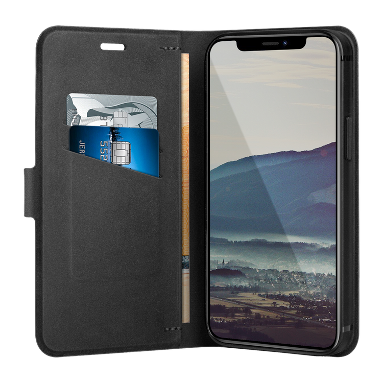 Viva Madrid Finura Cierre Folio Case with Card Slot for iPhone 12 Mini ( 5.4" ), Scratches Resistant, Easy Access to All Ports, Cameras, Buttons and Speakers