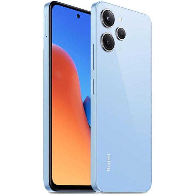 Xiaomi Redmi 12 Smartphone IND Version, RAM 6GB, Storage 128GB, 4G LTE, Dual Sim, 5000mAh Battery, Fingerprint Sensor, GPS, Bluetooth 5.3 - Sky Blue