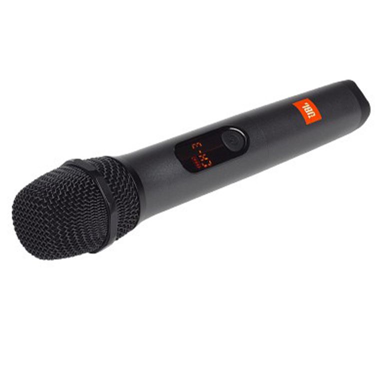 JBL Wireless Microphone Set, High Vocal Quality Sound with USB-C Cable, Plug and Play, Excellent Voice Recording, 6 Hours Playback Time, Water Proof, Original JBL Pro Sound - Black