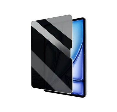 واقي شاشة الخصوصية من ليبرتي جارد لجهاز iPad Air 13" (2024)، صلابة 9H، حواف مدورة 2.5D، طلاء نانو كهربائي، زاوية رؤية مزدوجة الجوانب 28 درجة، لاصق الخصوصية الكوري - أسود