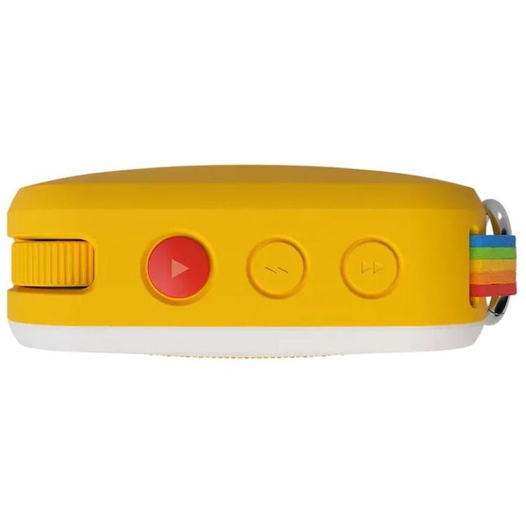 Polaroid P1 Music Player, Up to 10 hours of battery life, 3.5mm auxiliary port, IPX5 waterproof, 2 hours to full charge - Yellow