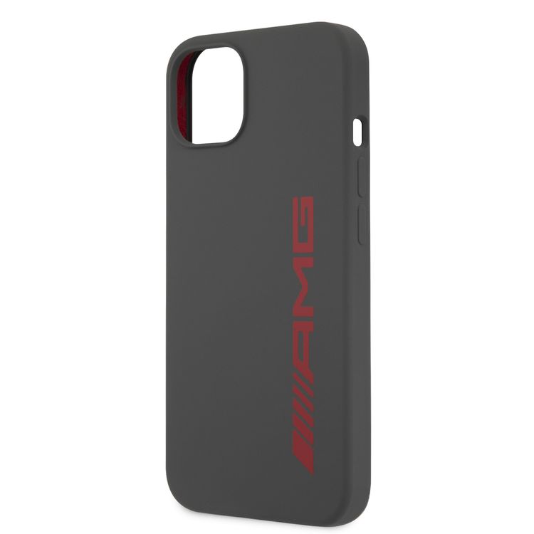 CG MOBILE AMG Liquid Silicone Case with Big Logo Compatible for iPhone 13 (6.1") Easy Access to All Ports, Shock-Absorption, Anti-Scratch, & Drop Protection