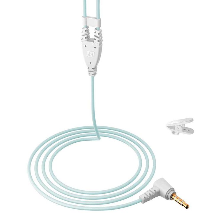 MEE Audio in-Ear Sports Headphones with Microphone and Remote - Mint and White