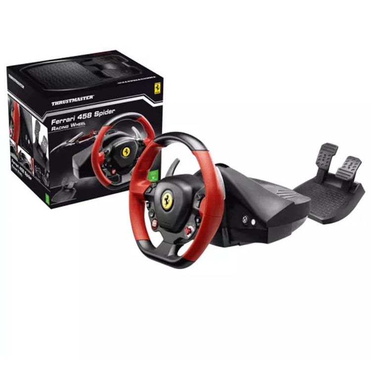 Thrustmaster Ferrari 458 Spider Racing Wheel - Black / Red 