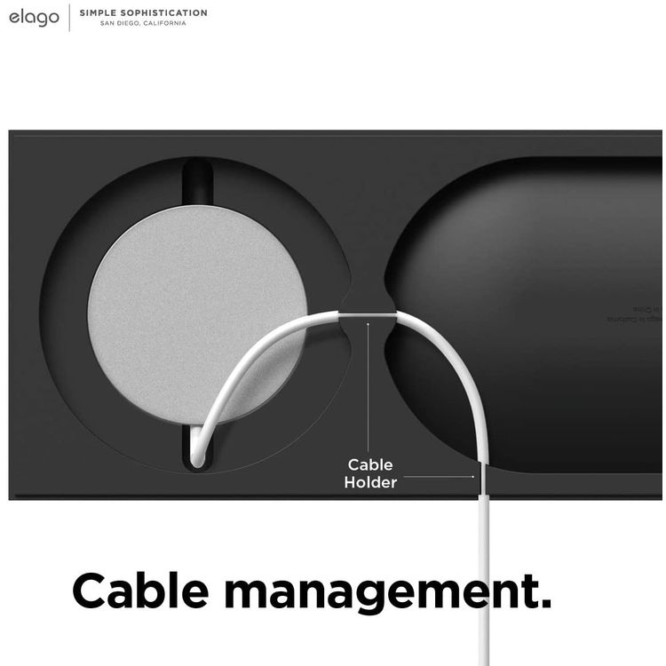 elago Charging Tray with MagSafe Charger Magnetic Wireless Charger Tray, with iPhone 12, Pro, Pro Max, Mini and other Wireless Chargers phones [Magsafe Not Included]