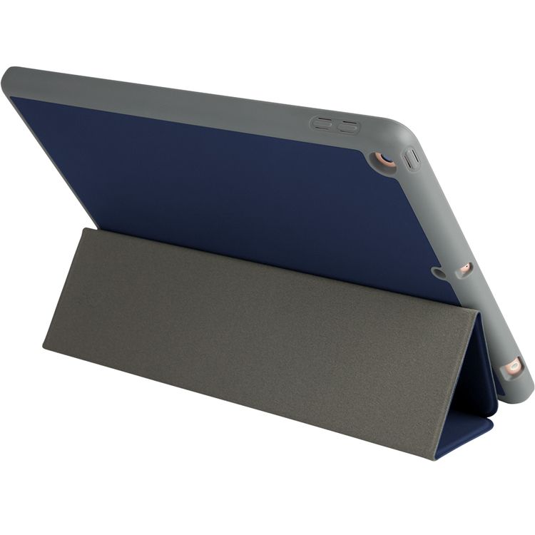 Green Lion Premium Vegan Leather Tablet Case for iPad 10.2" (2019), 360° Protection, Foldable Stand, Built-in Pencil Slot, Impact-Resistant, Shock Absorption - Blue