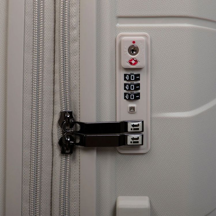 it luggage Momentous Large 30" Luggage, 8 Wheel Spinner, Telescopic Extendable Handle, Combination Lock, Polypropylene Material - Pumice Stone