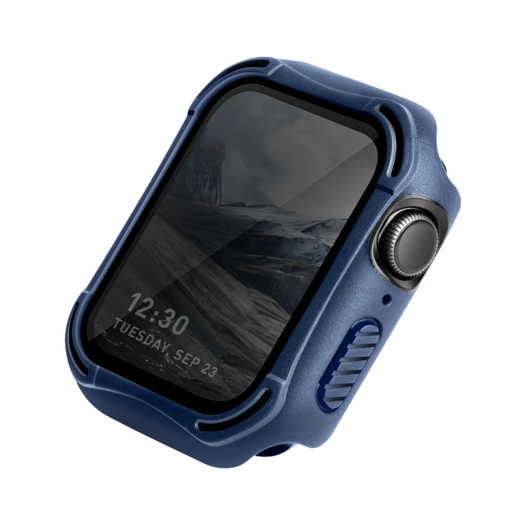 Viva Madrid Vanguard Stavea Screen Protector Case Compatible for Apple Watch 42/44mm, Full Protective Bumper Cover Case, Shockproof & Anti-Scratch Replacement Case - Blue