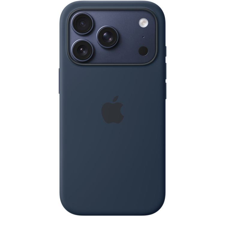 Apple iPhone 17 Pro Max Silicone Case with MagSafe, Anti-Scratch, Drop Protection, Soft Microfiber Lining, Built-in Powerful Magnets - Midnight