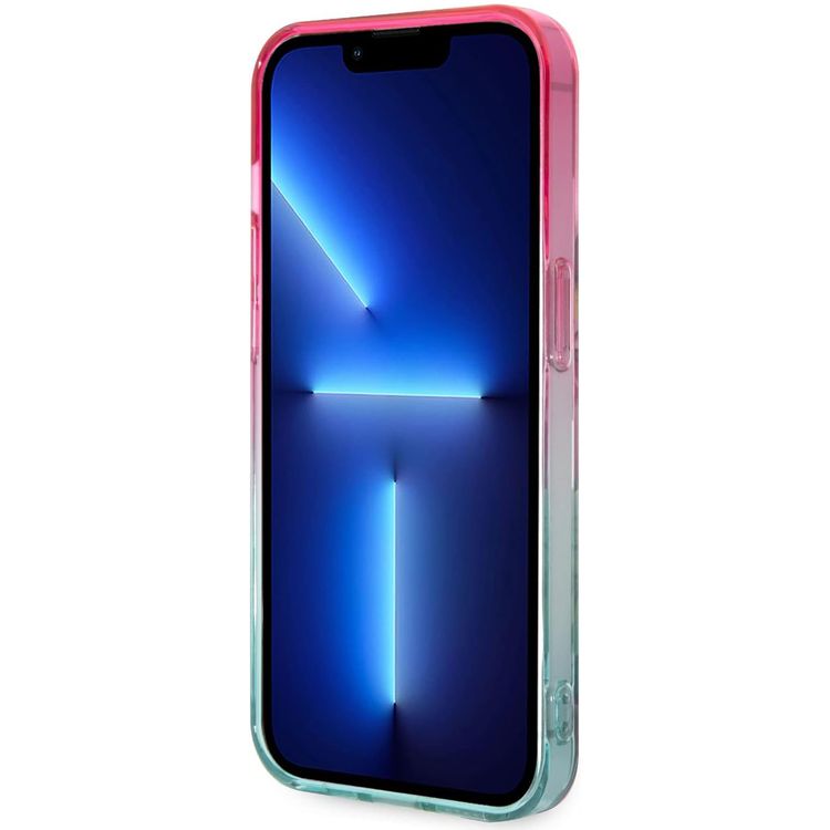 USPA PC/TPU Case Florida Design iPhone 14 Pro Max Compatibility - Pink/Green