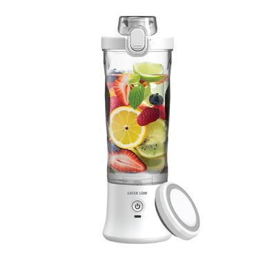 Green Lion Ultimate Blender, 600mL Jar Capacity, 6 Powerful Blades, Normal/Pulse Modes, Handy Loop, Direct drink, Two Blend Modes - White