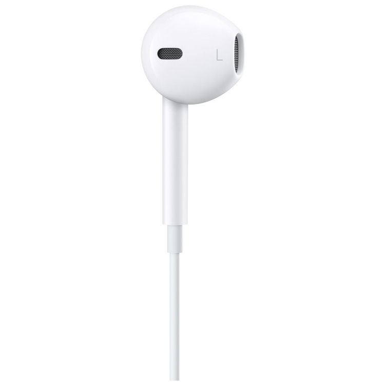 Apple EarPods with Lightning Connector, Omni-directional Microphone, Passive Noise Isolation, High-quality Audio and Balanced Bass, Ergonomically Designed to Fit in Ear, 10mm Dynamic Driver, 1.2m Cable Length - White
