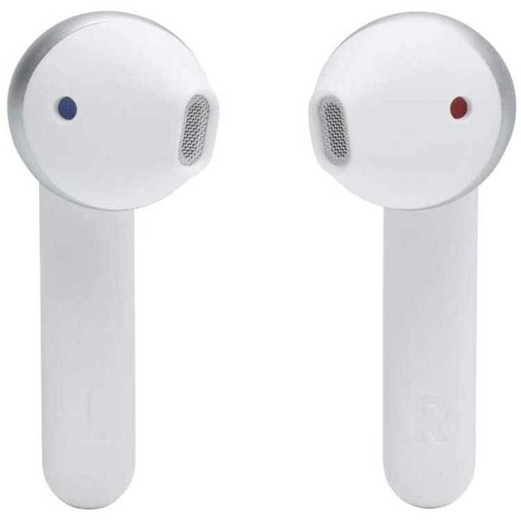 JBL T225 True Wireless Earbud Headphones, Pure Bass Sound, Bluetooth, 25-hours Battery Life, Dual Connect, Native Voice Assistant - White