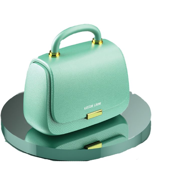 Green Lion Queen's Mini Bag Style True Wireless Earbuds, JL6983 Chipset, Bluetooth Version 5.3, Up to 15 m Bluetooth Range, 5 Hours Playtime, Up to 16 Hours with Charging Case, 300 mAh Charging Case Battery, IPX4 Water Resistance Level - Green