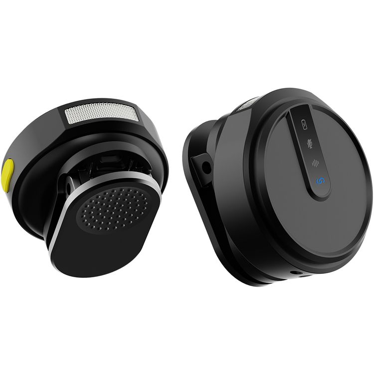 Green Lion GLM Wireless Microphone Lite with Environmental Noise Cancellation, ×2 Microphones, One Receiver, Up to 7 Hours Working Duration, 360° Pick Up, Compact & Portable, Up to 20m Transmission Distance, USB-C Interface, 4 Times Charging Case Time - Black