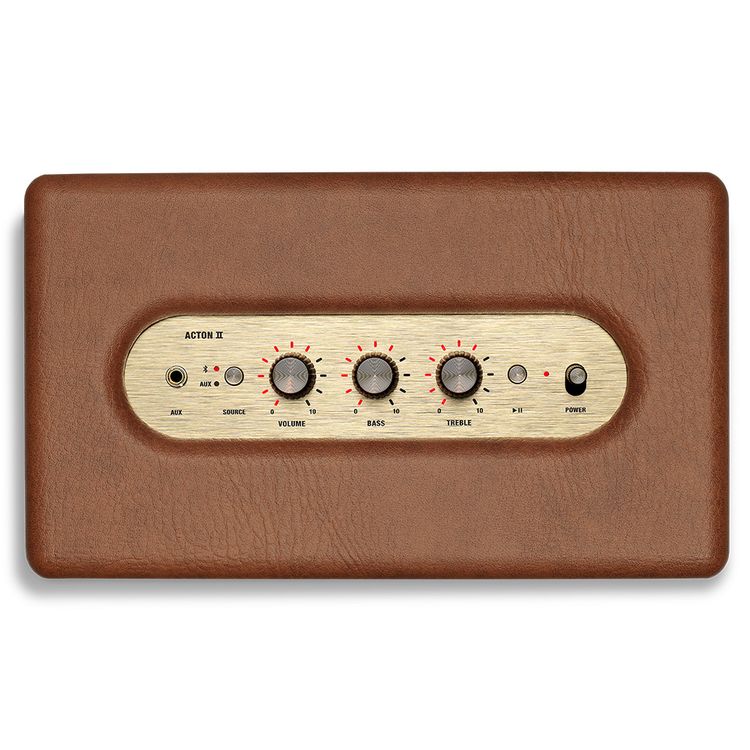 Marshall Acton 2 Bluetooth Wireless Stereo Speaker - Brown