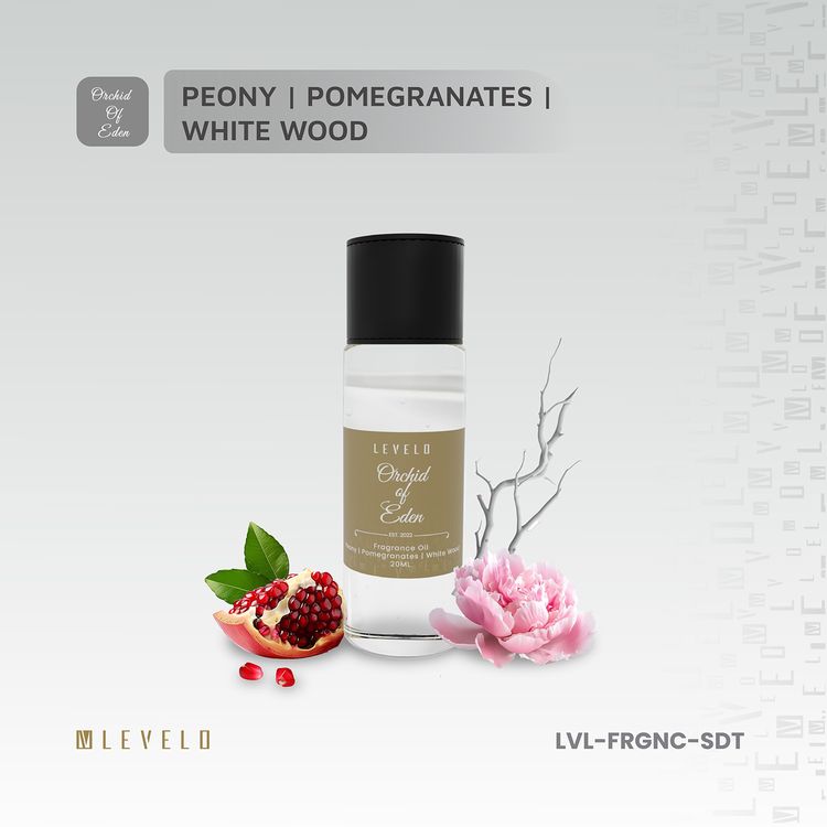 Levelo 3-in-1 20mL Fragrance Set, Parisian Dusky Orchid of Eden & Amber Euphoria Scents - Clear