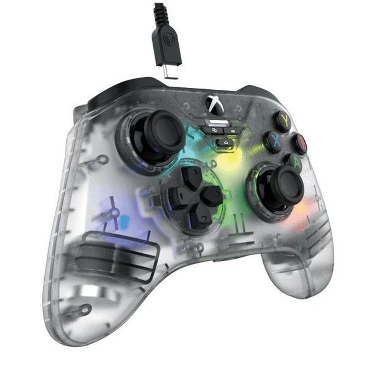 Snakebyte Xbox Series X Game Pad Wired Controller RGB X  - Transparent