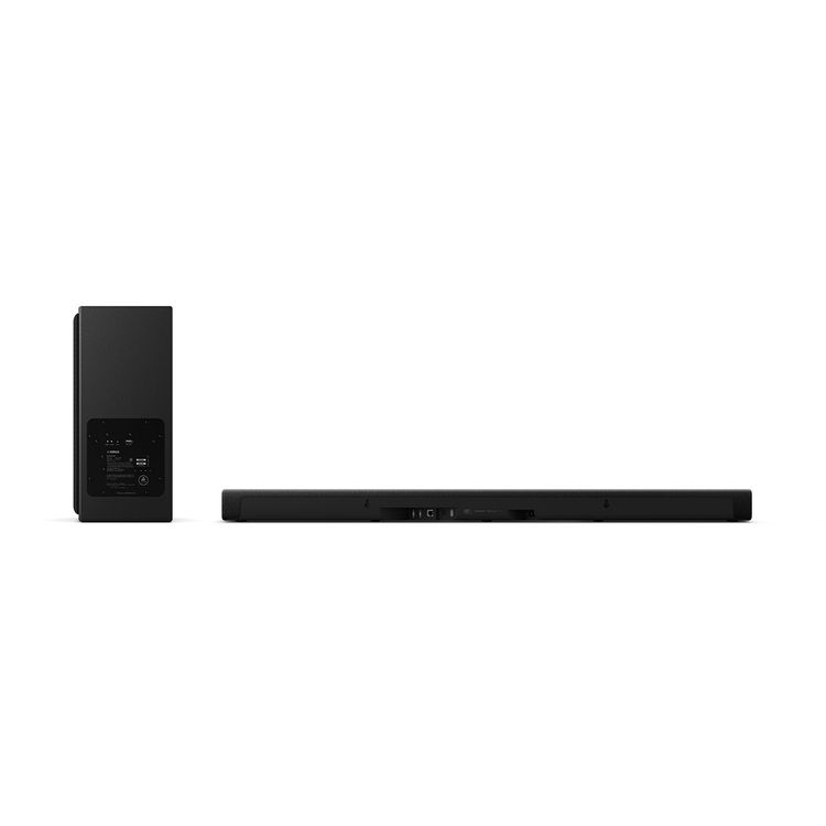Yamaha SR-X50A True X Soundbar with External Wireless Subwoofer, Dolby Atmos, 4 Sound Modes, Clear Voice Technology, Bass Extension, Remote Controller, HDMI eARC & Bluetooth & Optical Connectivity - Black