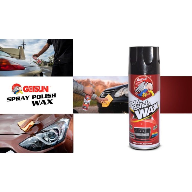 بخاخ الشمع الملمع من جيتسون ، 450 مل - أحمر