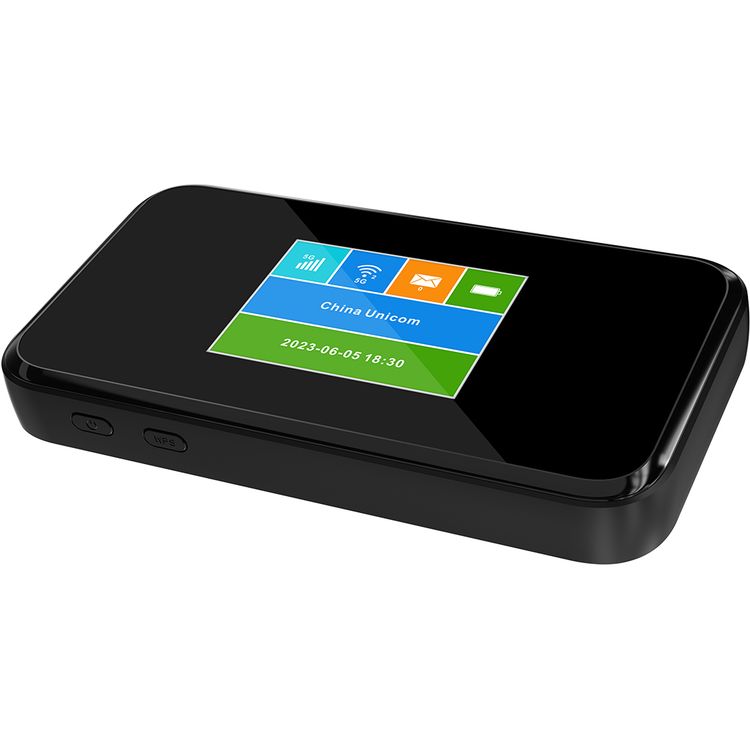 Porodo Portable MiFi 5G High-speed Wireless Router with Nano Sim Slot, Connect Up-to 16 Devices, 2.4/5GHz, 4G & 5G Bands, 5000mAh Battery - Black