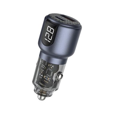 Green Lion Dual Port Car Charger with Digital Display, 75...