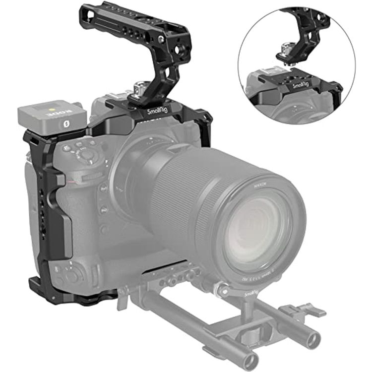 SMALLRIG Z 9 Cage Kit for Nikon Z 9 Camera with Top Handle , Aluminum Alloy Cage for Nikon Z 9 - 3738 - Black
