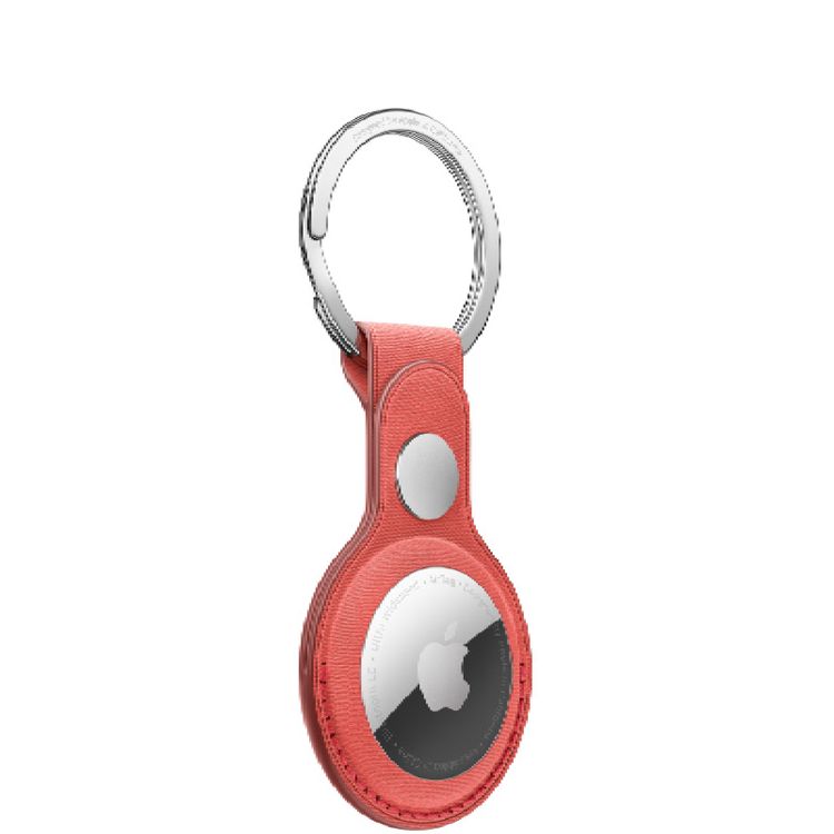 Apple AirTag FineWoven Key Ring - Coral