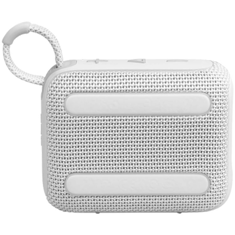 JBL Go4 Portable Wireless Speaker, 7 Hours Music Play Time, Water Proof & Dust Proof, Bluetooth Version 5.3, Rechargeable Battery, Vibrant Color Options, JBL Pro Sound - White