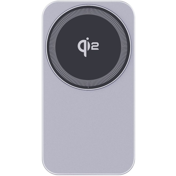 Green Lion Magstand Duo Wireless Charger with Built-in Kickstand, USB-C Input Port, 15W Fast Charging, Multi-Device Charging, Qi2 Standard, Foldable & Ultra-Slim Design - Gray