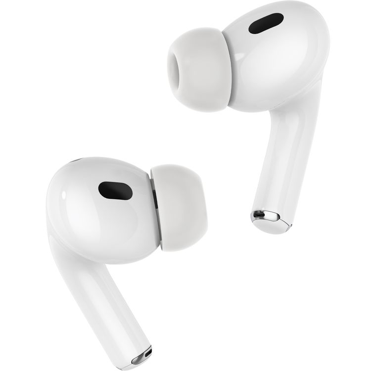 Porodo Soundtec Earbuds Pro 2 with ANC Transparency & Active Noise Cancellation, Adaptable, Touch Control, Wireless Charging Compatibility, Bluetrum Chipset, 300mAh Battery Capacity - White