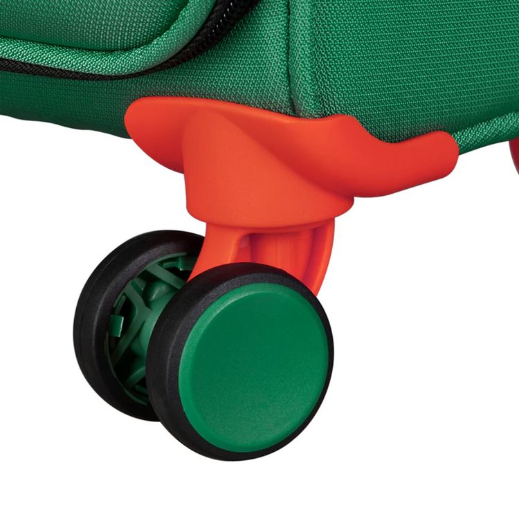 حقيبة الأطفال ميرميد ريف، سعة 25 لتر، هيكل ناعم، 8 عجلات دوارة - لون أخضر أيرلندي