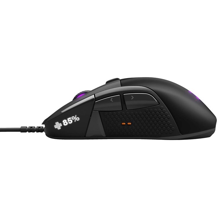 SteelSeries Rival 710 Gaming Mouse - 16,000 CPI TrueMove3 Optical Sensor - OLED Display 62334 - Black