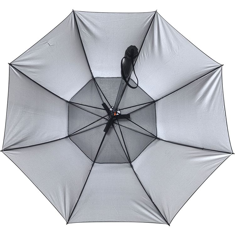 Porodo Lifestyle Cool Mist Umbrella with 2600mAh Battery Capacity, Built-in Fan & Hydrating Mist, Type-C Charging Port, 1 Hour Charging Time, Up to 3 Hours Working Time, UV Protection - Black