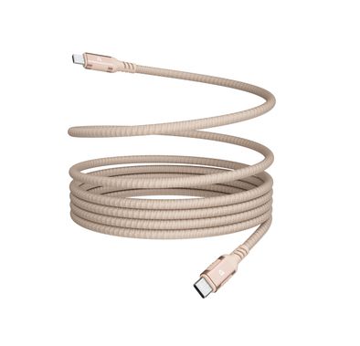 كابل Powerology MagLink Weave من USB-C إلى USB-C مع توصيل...