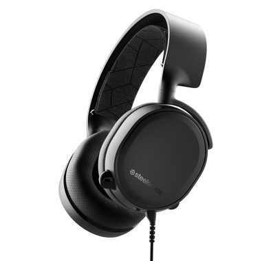 SteelSeries Arctis 3 (2019 Edition) All-Platform Gaming Headset for PC, PlayStation 4, Xbox One, Nintendo Switch, VR, Android, and iOS - White (PS4)