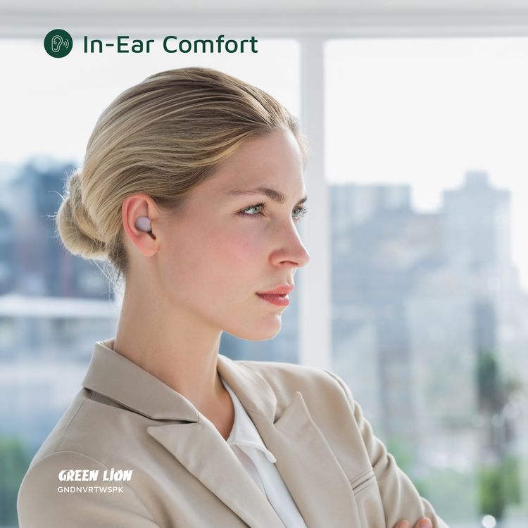 سماعات الأذن اللاسلكية الحقيقية جرين لايون دنفر