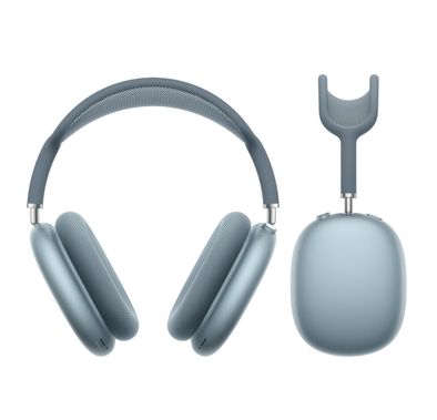 Apple AirPods Max Wireless Headphones (2024) with Pro-Level Active Noise Cancellation, USB-C Cable & Bluetooth 5.0 Connectivity, Up to 20 Hours of Working Time, Transparency Mode, Personal Spatial Audio, Adaptive EQ, Lossless Audio via Cable, Auto-Switch and Wear Detection - Blue