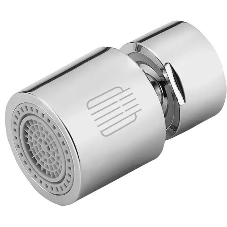 Diiib Faucet Aerator with 0.05-0.8MPa Water Pressure, Dual Mode, Water Saving, 360° Swivel, Splash-Proof - Silver