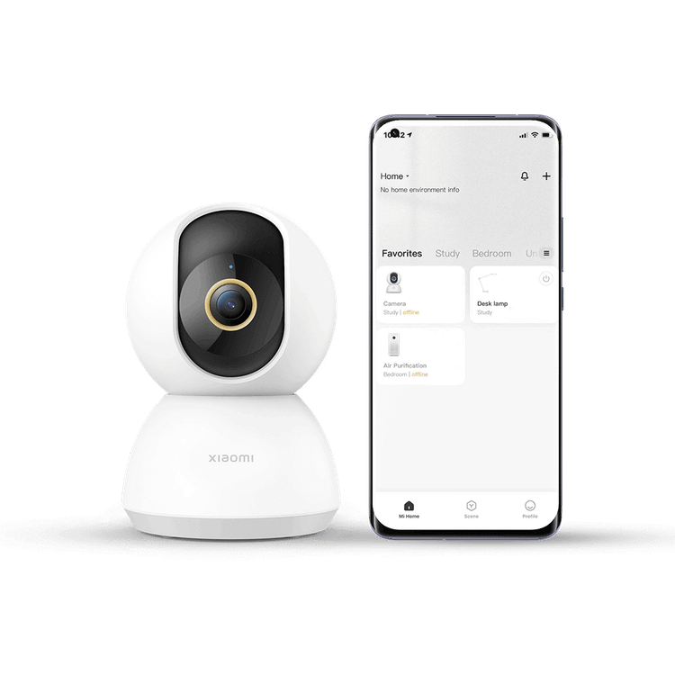 Xiaomi Smart Camera 2k C300, 2304 x 1296 Pixels Image Resolution, Wi-Fi Wireless Networks, Android 4.4, iOS 9.0 or Above Supported Operating - White