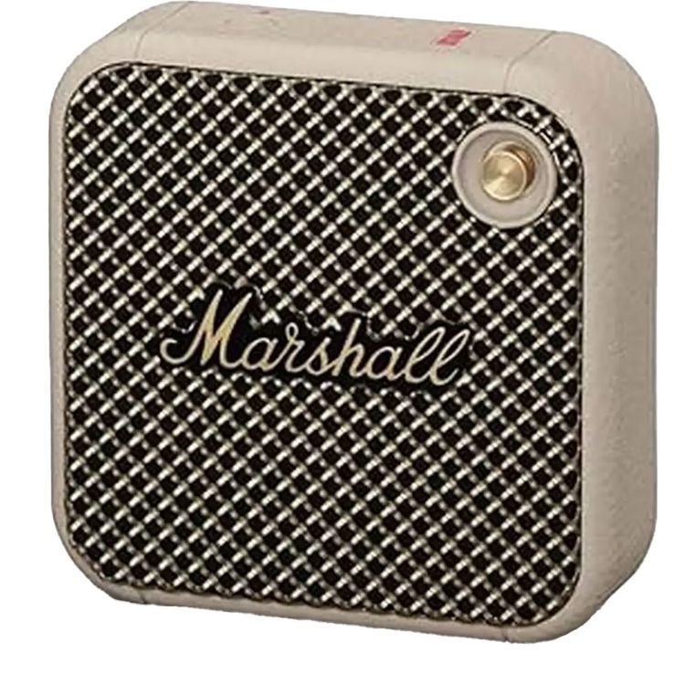 Marshall Willen II Compact Portable Wireless Speaker, Lightweight, Built-in Microphone, Dust & Water Proof, Fast Charge,  2.5 Hours Charging Time, 17  Hours Play Time - Cream