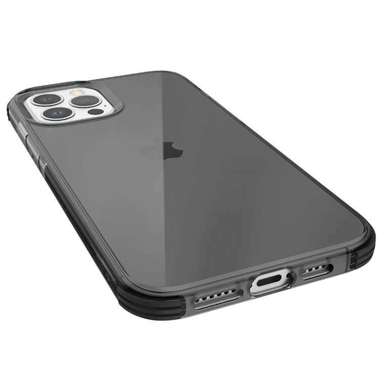 X-Doria Raptic Clear Case with Sleek Design Compatible for iPhone 13 Pro Max (6.7") Anti-Scratch, Easy Access to All Ports, 6ft Drop Tested, Shock Absorbing Rubber Protection Back Cover Suitable with Wireless Charging