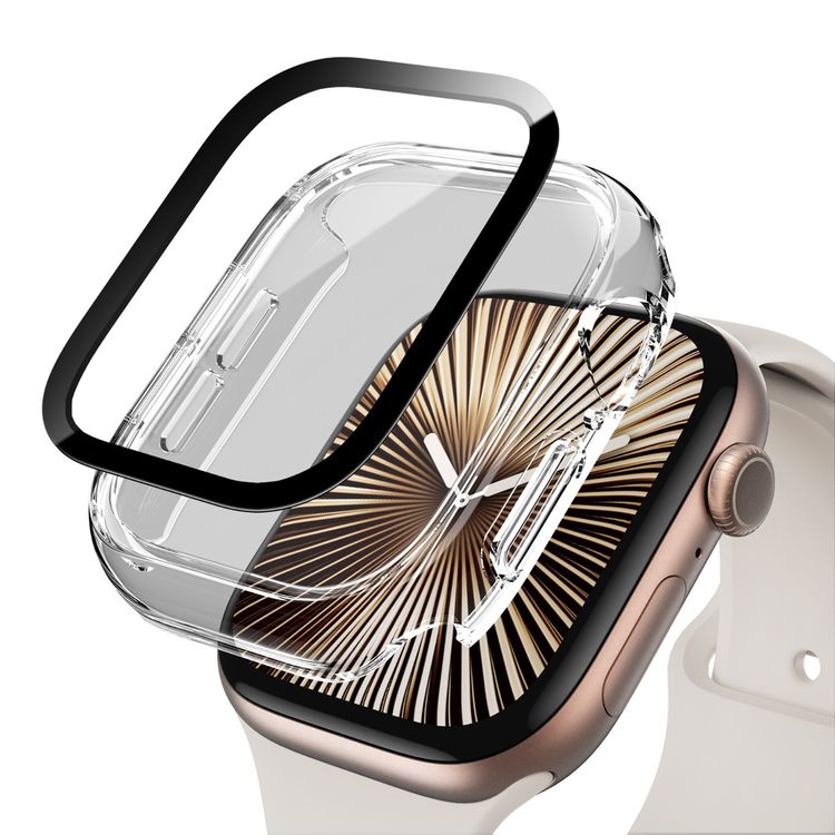 Green Lion Guard Plus PC Case for Apple Watch 42mm, Scratch Resistance, Anti-Fingerprint, Shock Proof, Easy Installation, Ultra Lightweight, Touch Sensitivity - Clear