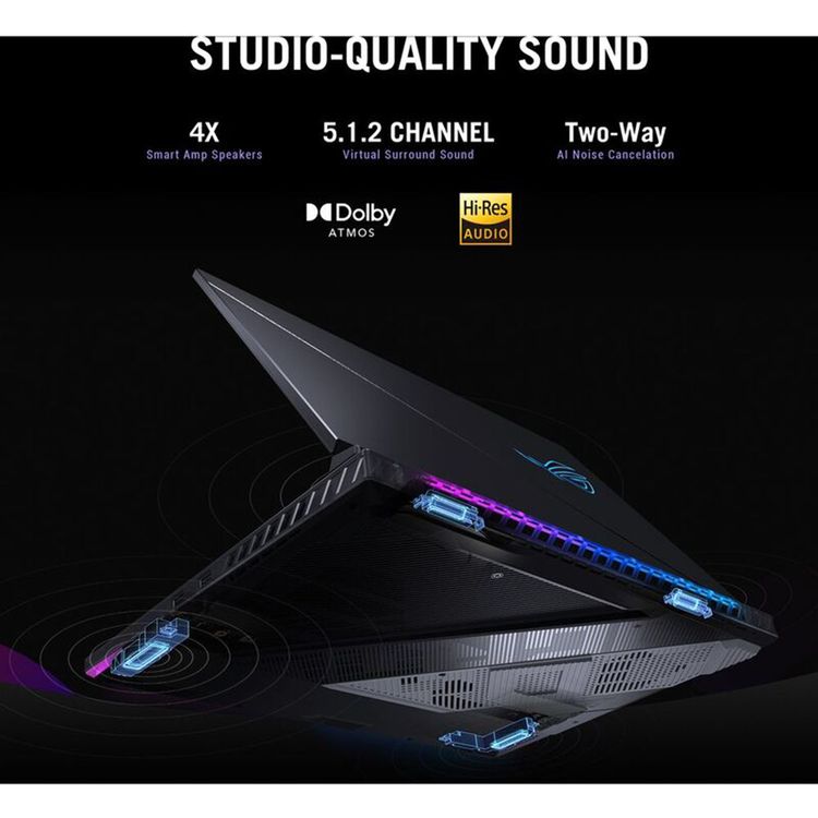 ASUS ROG Strix SCAR 18 Gaming Laptop / i9-14900HX / RTX 4080 / 18 inch - Off Black 