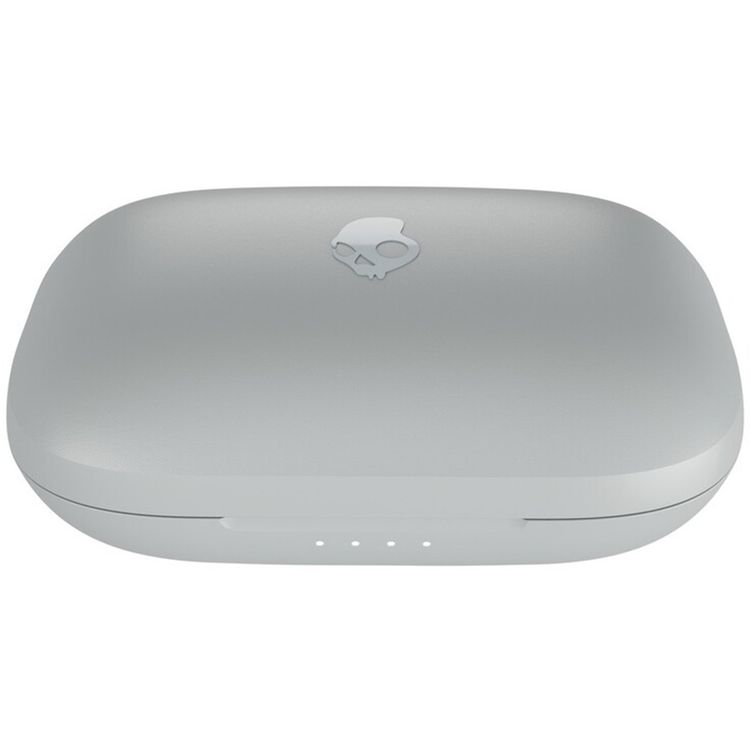 Skullcandy Push Active True Wireless in-Ear Earbuds, Call, Track & Volume Controls, Dual Noise-Reducing Microphones, 44 Hours Total Battery Life, 6 mm Driver Diameter - Blue/Gray