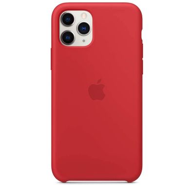 Apple iPhone 11 Pro ( 5.8" ) Silicone Case - (PRODUCT) Red