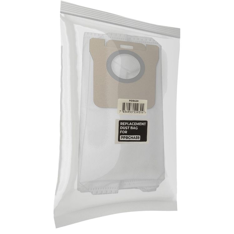Powerology Robot Vacuum Cleaner Replacement Dust Bag with 4000pa Suction Power Support, Leak Proof, Large Capacity - White