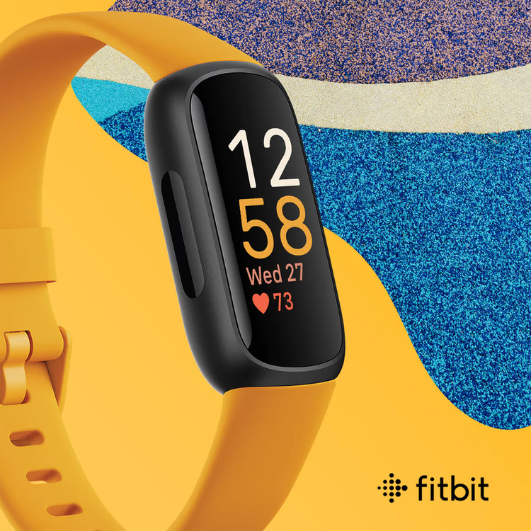 Fitbit Inspire 3 Fitness Wristband with Heart Rate Tracker - Yellow